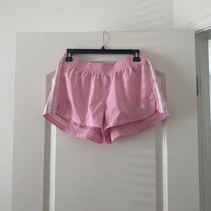 Adidas-Pink Athletic Shorts
